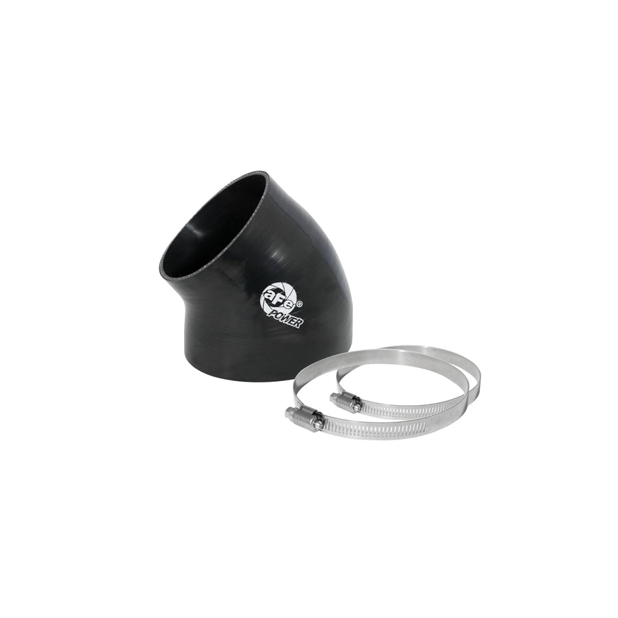  aFe 59-00036 (4 IN ID to 3-1/2 IN ID x 49-Deg.) Elbow Reducing Coupler - Black Replacement Coupling Kit  | Duco Car Parts UK Car Parts
