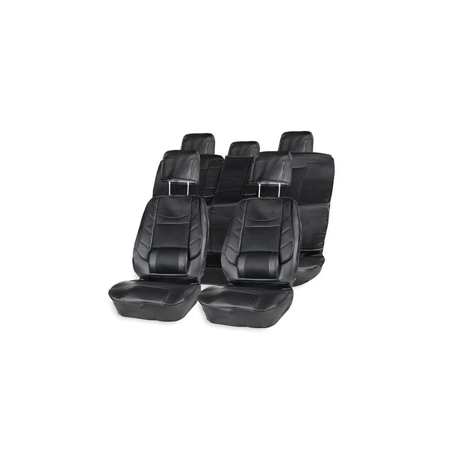 RIDEX 4773A0090 Car seat cover Black, Polyester, Front and Rear