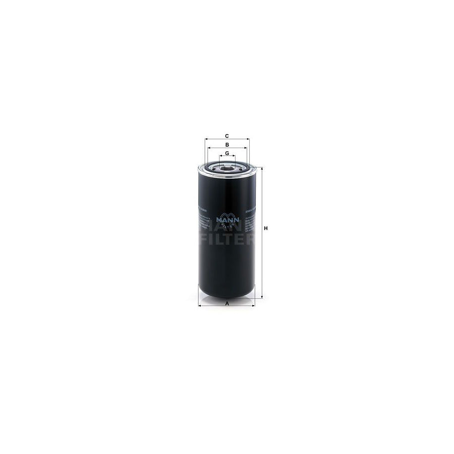 MANN-FILTER WD 962/8 Oil Filter Spin-on Filter