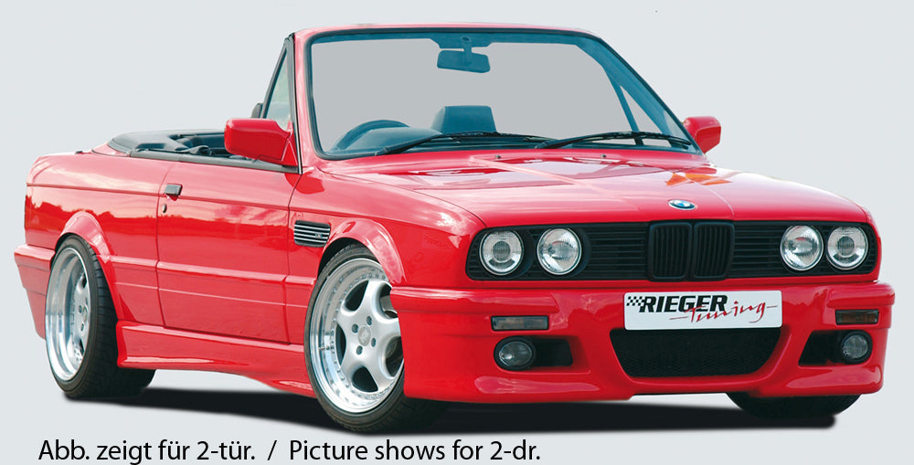 Rieger 00038036 BMW 3 Series E30 Right Side Skirt