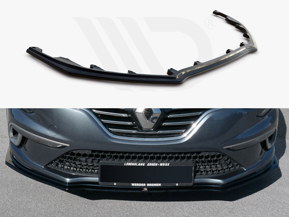 Maxton Design RE-ME-4-GTLINE-FD1T Front Splitter Renault Megane MK4 Gt-line (2016-) | Duco Car Parts UK Car Parts