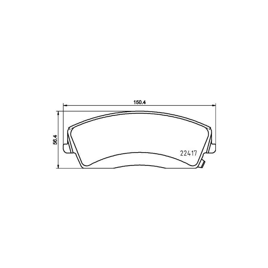 Hella 8DB 355 025 001 Brake Pad Set With Acoustic Wear Warning With Accessories