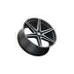 Forgestar F01240089P25 24x10 X6 Standard 6x135 ET25 BS6.5 Satin Black Machined - Double Dark Tint Truck & SUV Wheel