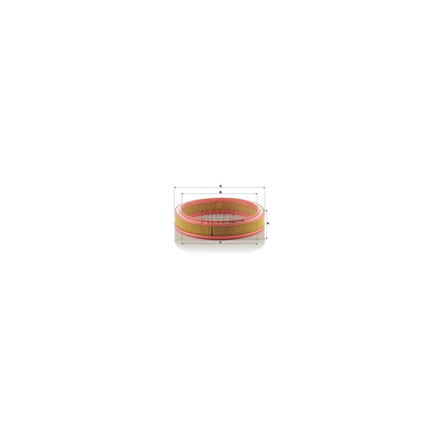 MANN-FILTER C 2736/2 Air Filter Filter Insert