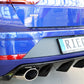 Rieger 00088137 SEAT 5F Leon Cupra Rear Diffuser for Original Tailpipe Left & RIght - Glossy Black