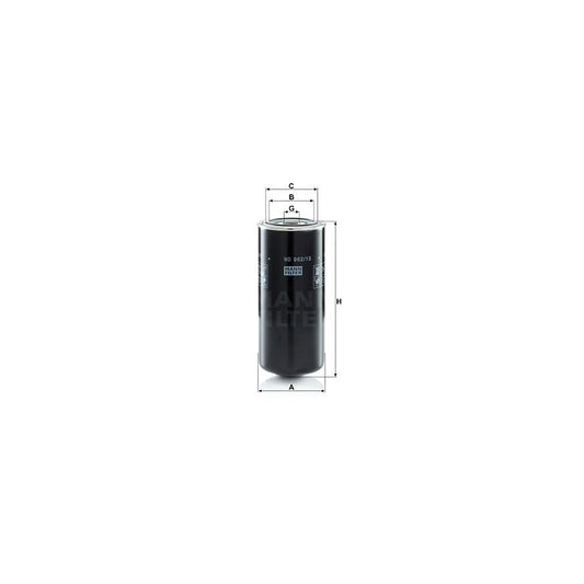 MANN-FILTER WD 962/15 Oil Filter Spin-on Filter