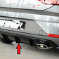 Rieger 00088136 SEAT 5F Leon Cupra Rear Diffuser