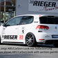 Rieger 00099781 VW Mk6 Golf Right Side Skirt (GTI & GTD) - Carbon-Look
