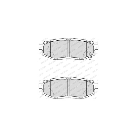 Ferodo Premier Fdb4187 Brake Pad Set With Acoustic Wear Warning Without Accessories