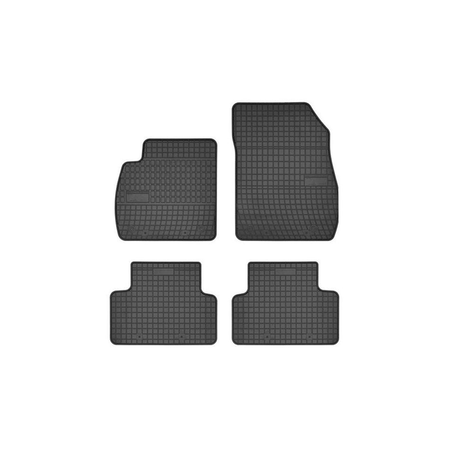 FROGUM Tailored 0701 Floor mat set for OPEL Zafira C Tourer (P12) Elastomer, Front and Rear, Quantity: 4, Black, (LHD)