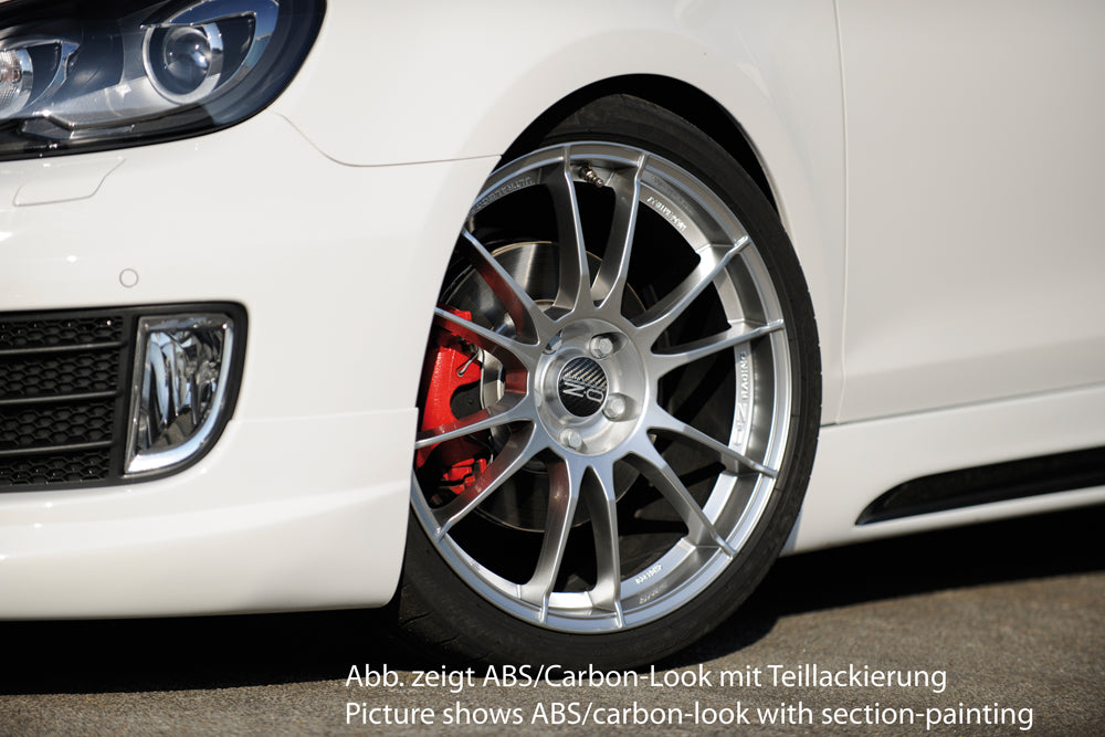 Rieger 00099781 VW Mk6 Golf Right Side Skirt (GTI & GTD) - Carbon-Look