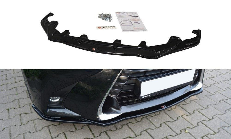 Maxton Design LE-GS-4F-FSPORT-FD1T Front Splitter V.1 Lexus GS MK4 (Facelift) | Duco Car Parts UK Car Parts