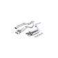MillTek Audi B8 S5 Non-Resonated Cat-Back Exhaust (Manual Models)