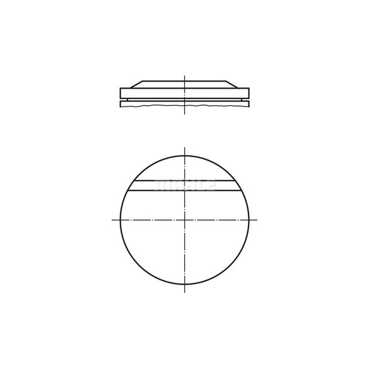 MAHLE ORIGINAL 002 71 11 Piston 96,0 mm, without cooling duct