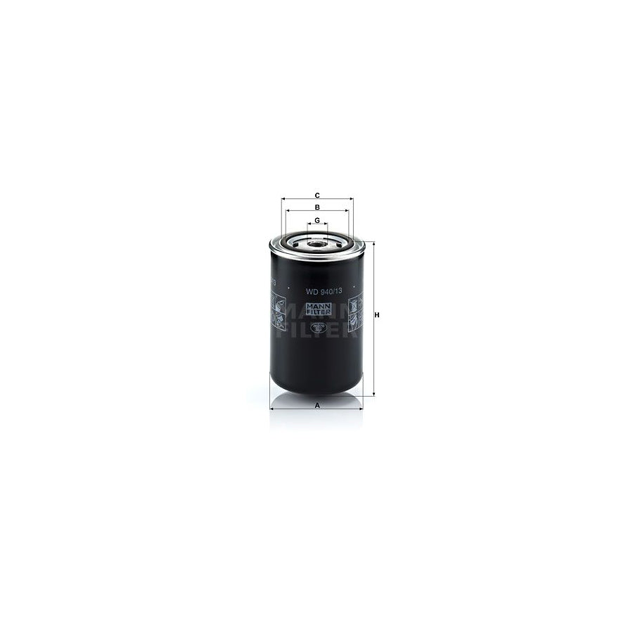 MANN-FILTER WD 940/13 Oil Filter Spin-on Filter