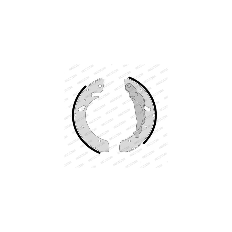 FERODO PREMIER FSB581 Brake Shoe Set for TOYOTA AVENSIS with accessories