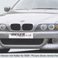 Rieger 00053122 BMW 5 Series E39 Front Bumper