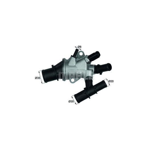 MAHLE ORIGINAL TI 170 88 Engine thermostat Opening Temperature: 88°C