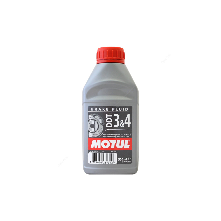 Motul DOT 3 & 4 Fully Synthetic Brake & Clutch Fluid 500ml
