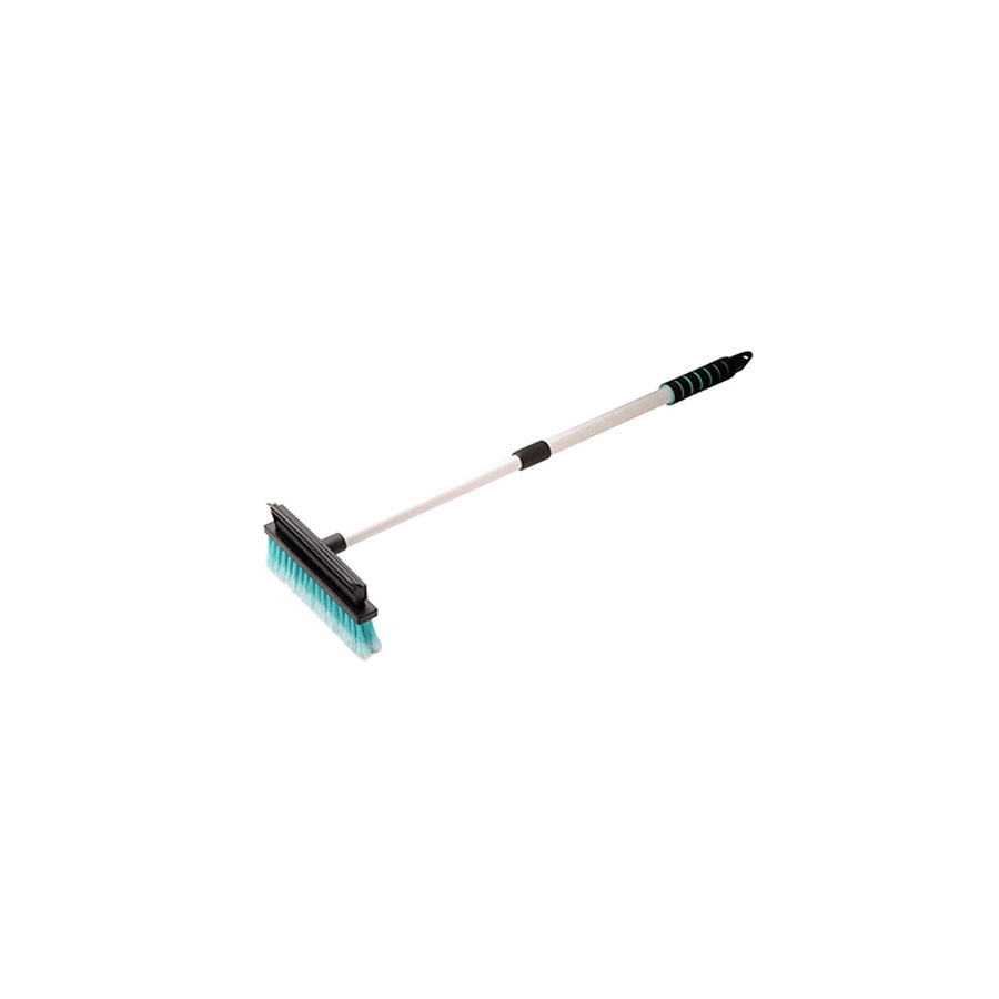 TOM PAR T9097 Interior detailing brushes 2 in 1, Non-slip Handle, Plastic, Flexi blade, Length: 60-90cm