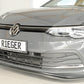 Rieger 00059600 VW Mk8 Golf Front Splitter -  Matte Black