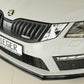 Rieger 00088140 Skoda 5E Octavia RS Front Splitter - Glossy Black
