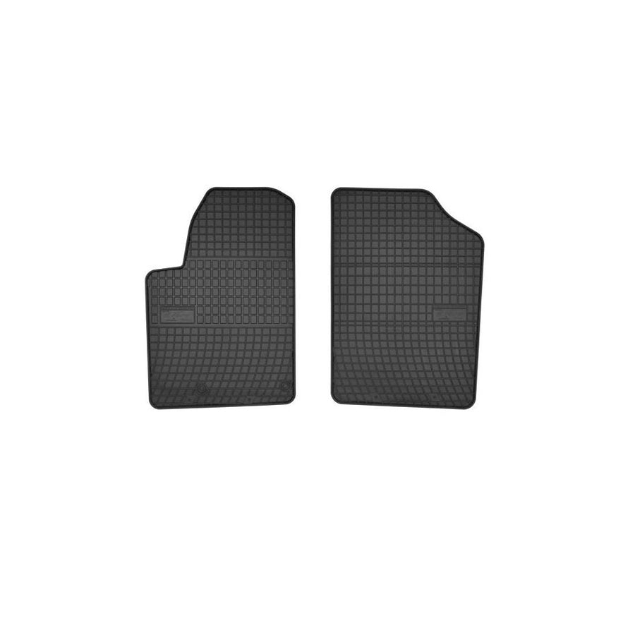 FROGUM Tailored 0645P Floor mat set Elastomer, Front, Quantity: 2, Black, (LHD)