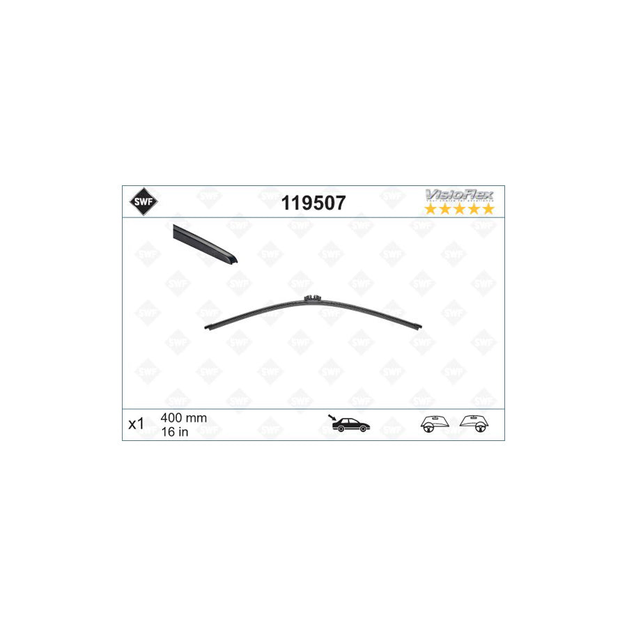 Swf Visioflex Rear 119507 Wiper Blade | Duco Car Parts UK Car Parts