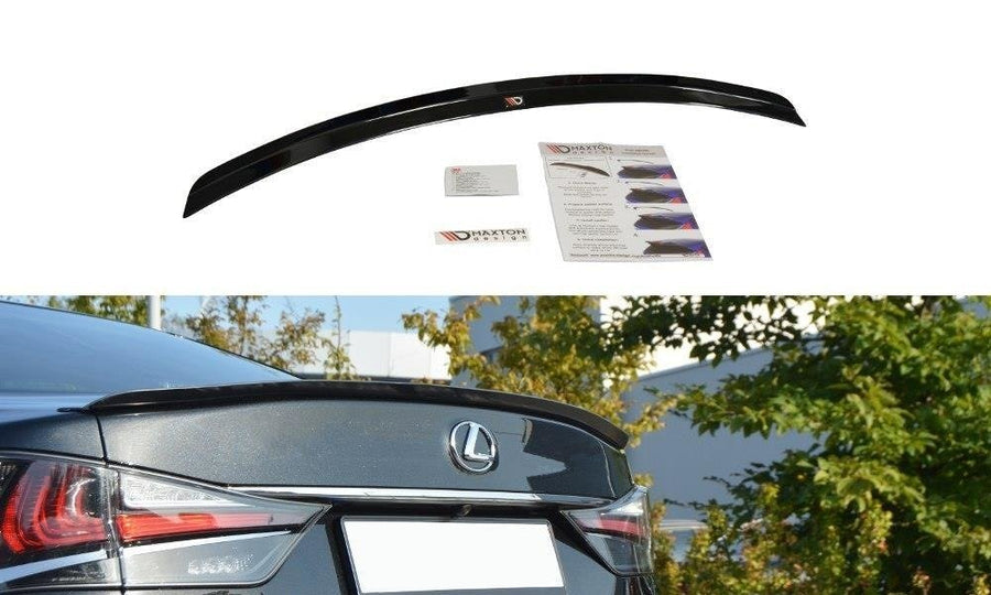 Maxton Design LE-GS-4F-T-CAP1T Spoiler Cap Lexus GS MK4 (Facelift) T | Duco Car Parts UK Car Parts