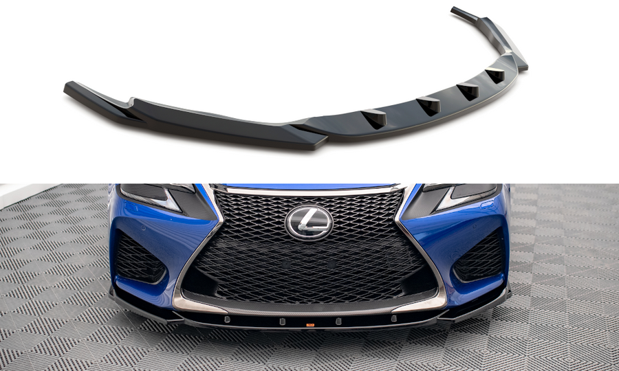 Maxton Design LE-GSF-4F-FD2T Front Splitter V.2 Lexus GS F MK4 Facelift | Duco Car Parts UK Car Parts