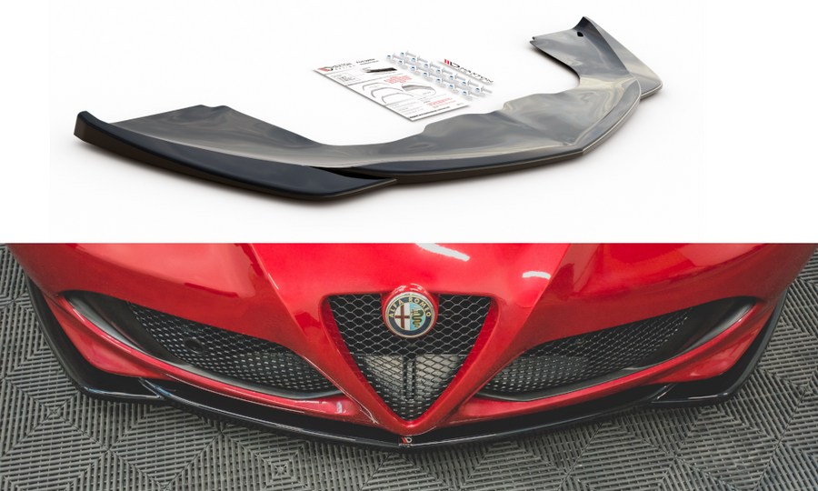 Maxton Design AL-4C-FD1T Front Splitter Alfa Romeo 4C | Duco Car Parts UK Car Parts