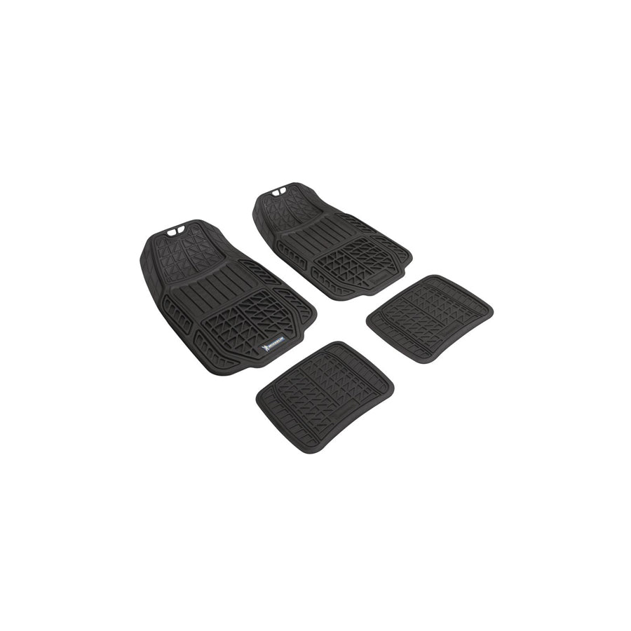 Michelin Universal fit 009077 Floor mat set Elastomer, Front and Rear, Quantity: 4, Black