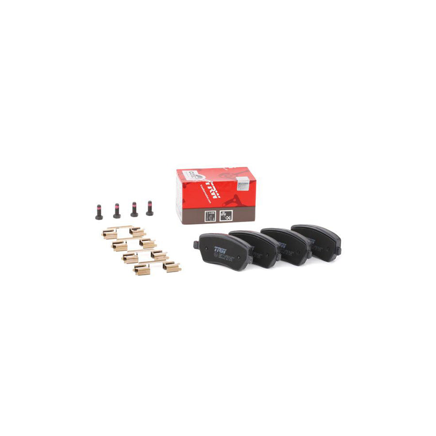 TRW Cotec Gdb3396 Brake Pad Set With Acoustic Wear Warning With Brake Caliper Screws With Accessories