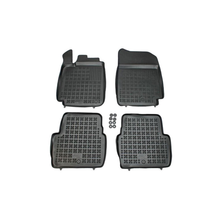 REZAW PLAST 201915 Floor mat set for RENAULT Latitude Elastomer, Front and Rear, Black