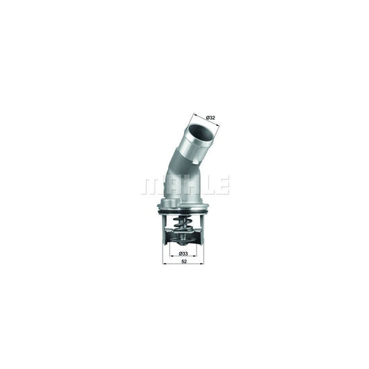 MAHLE ORIGINAL TI 205 92D Engine thermostat Opening Temperature: 92°C, with seal