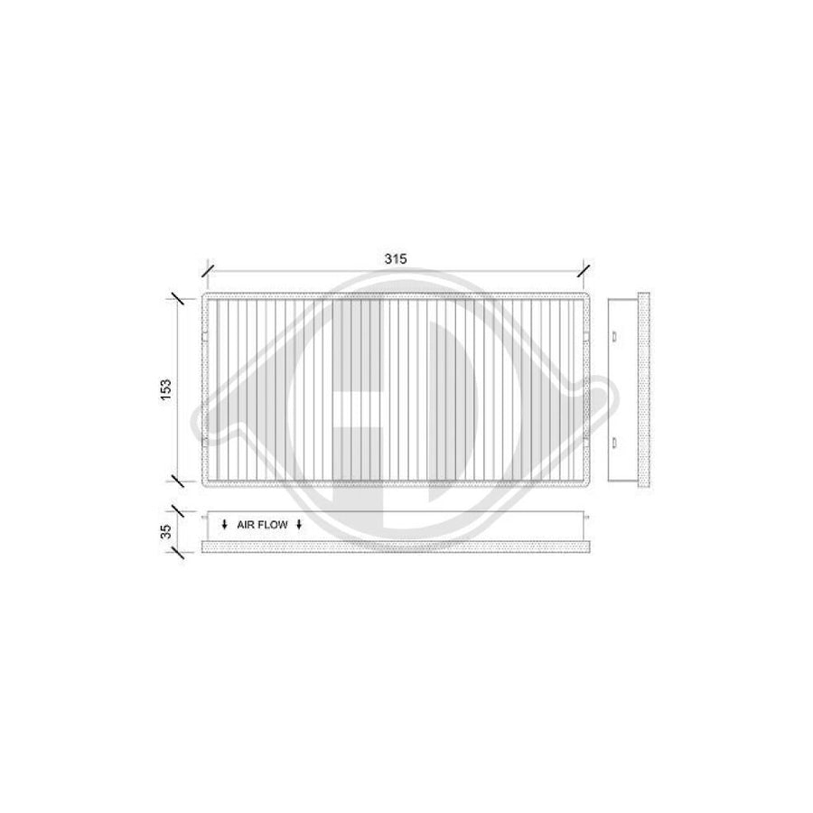 Diederichs Dci0194 Pollen Filter | Duco Car Parts UK Car Parts