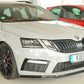 Rieger 00088140 Skoda 5E Octavia RS Front Splitter - Glossy Black