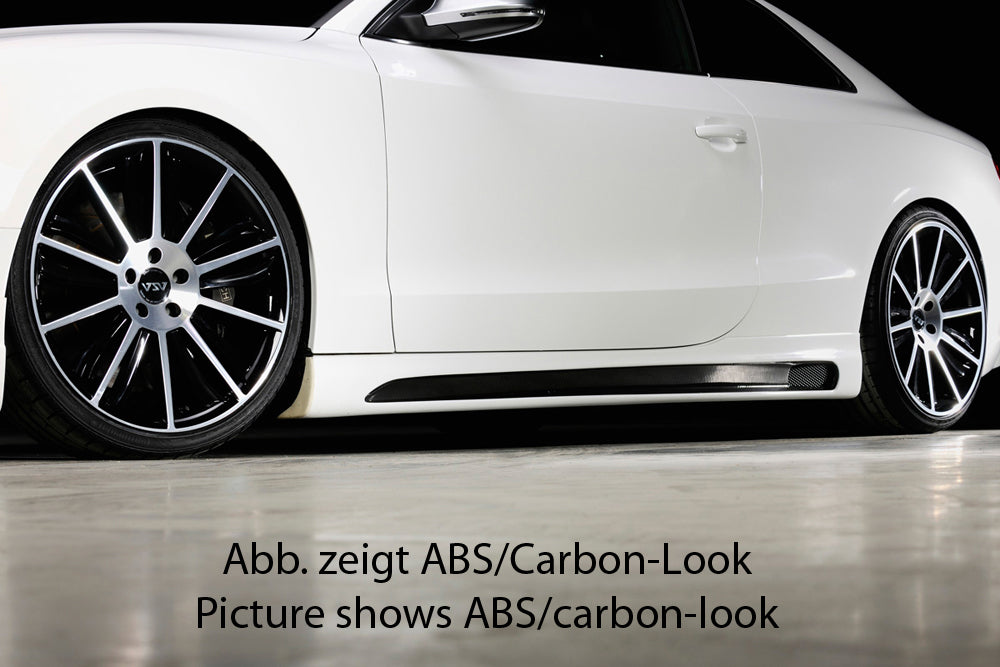 Rieger 00055405 Audi B8 B81 Right Side Skirt (A5 & S5) -  Matte Black
