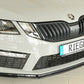 Rieger 00088140 Skoda 5E Octavia RS Front Splitter - Glossy Black