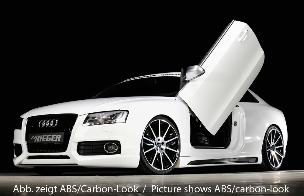 Rieger 00055405 Audi B8 B81 Right Side Skirt (A5 & S5) -  Matte Black