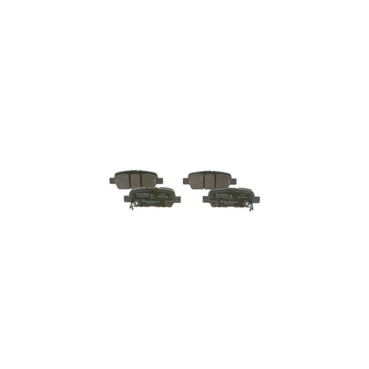 Bosch 0986494857 Brake Pad Set With Acoustic Wear Warning With Anti Squeak Plate BP2031