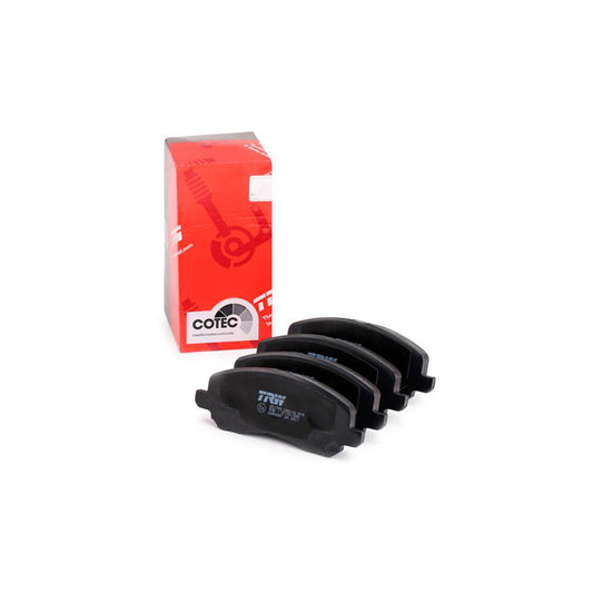 TRW Cotec Gdb3287 Brake Pad Set With Acoustic Wear Warning With Accessories