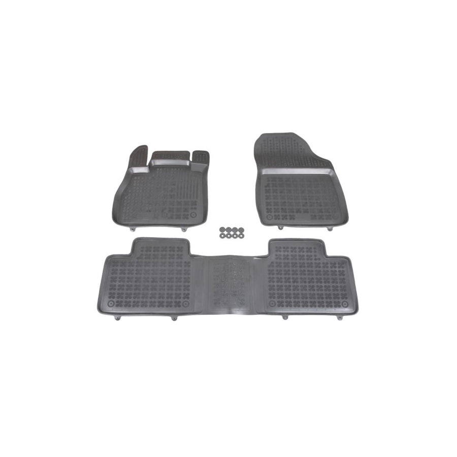 REZAW PLAST 201929 Floor mat set for RENAULT Sc???nic IV (J95) Elastomer, Front and Rear, Black