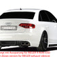 Rieger 00099071 Audi B8 B81 A4 Rear Diffuser for Original Twin Tailpipe Left - Carbon-Look