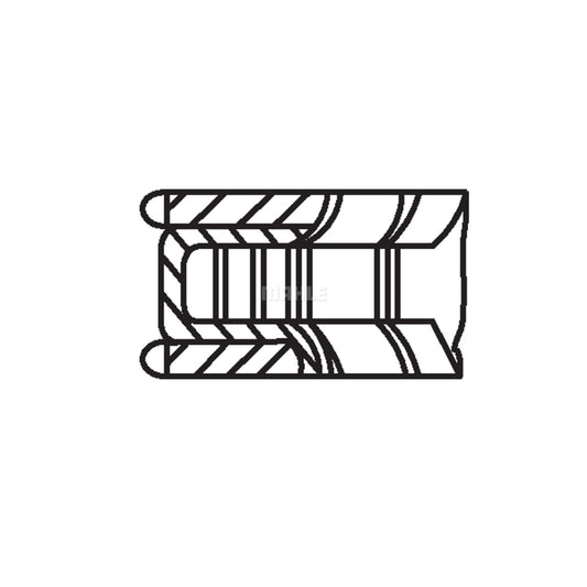 MAHLE ORIGINAL 001 06 N0 Piston Ring Kit Cyl.Bore: 90,9mm