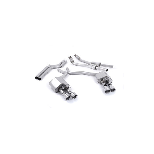 MillTek Audi C7 Sportback Valved & Non-Resonated Cat-Back Exhaust System (S6 & S7)