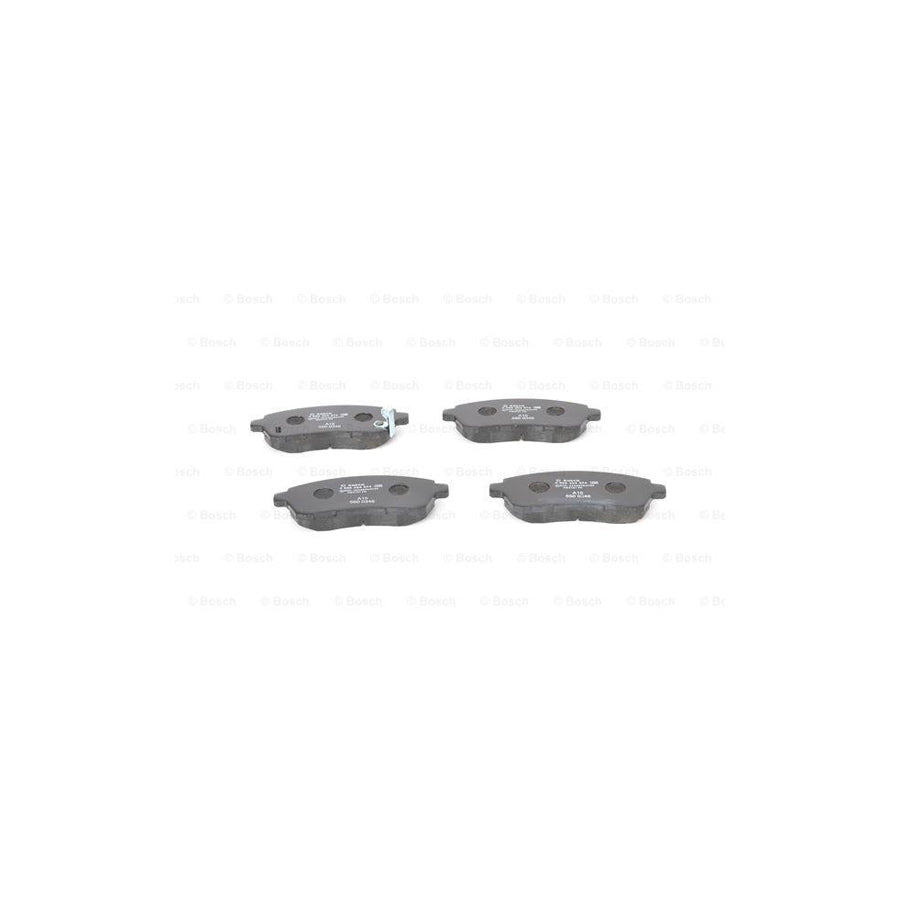Bosch 0986494574 Brake Pad Set With Acoustic Wear Warning With Mounting Manual With Accessories BP1495