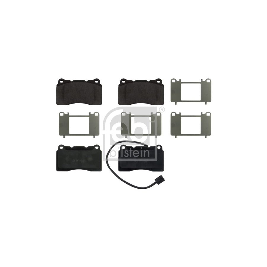 Febi Bilstein 16848 Brake Pad Set For Alfa Romeo 156 Sportwagon 932 Front Axle Incl Wear Warning Contact With Attachment Material