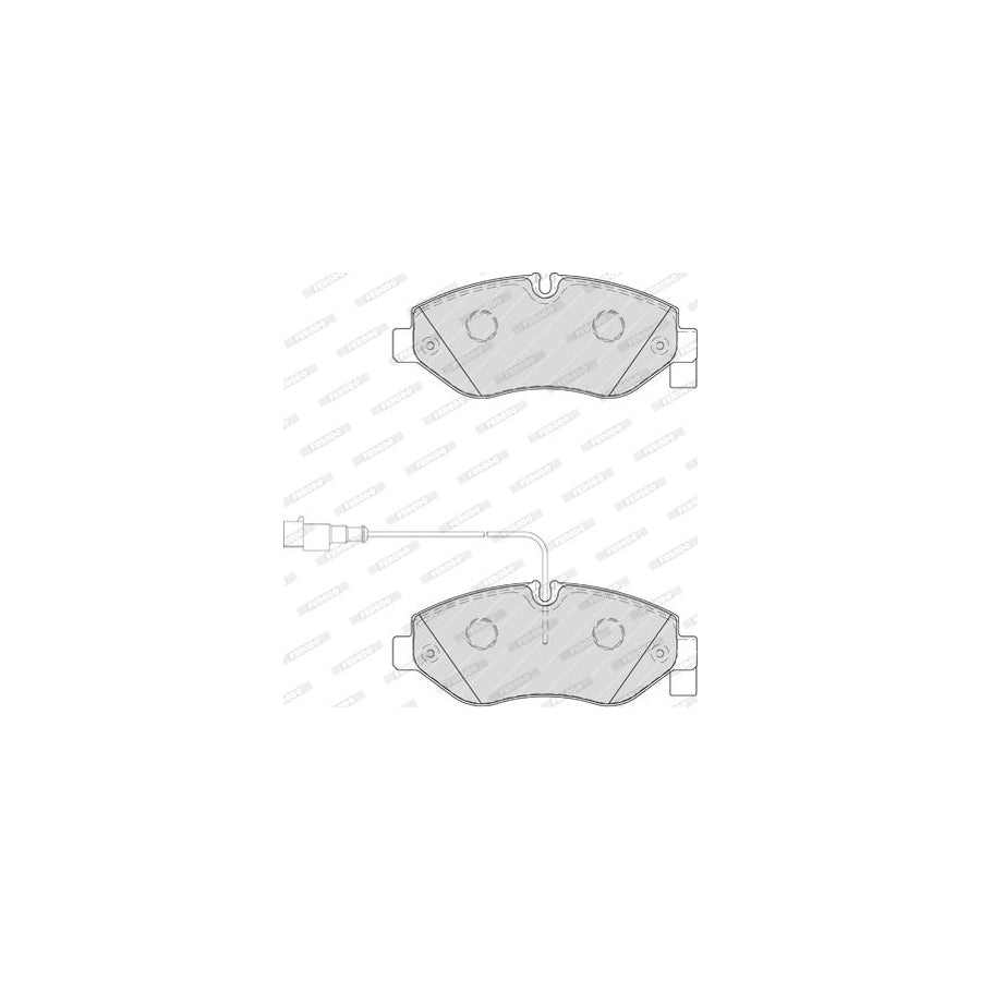 Ferodo Premier Eco Friction Fdb4489 Brake Pad Set Not Prepared For Wear Indicator, With Piston Clip, Without Accessories
