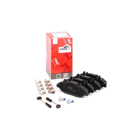 TRW Cotec Gdb1600 Brake Pad Set Incl Wear Warning Contact With Brake Caliper Screws With Accessories
